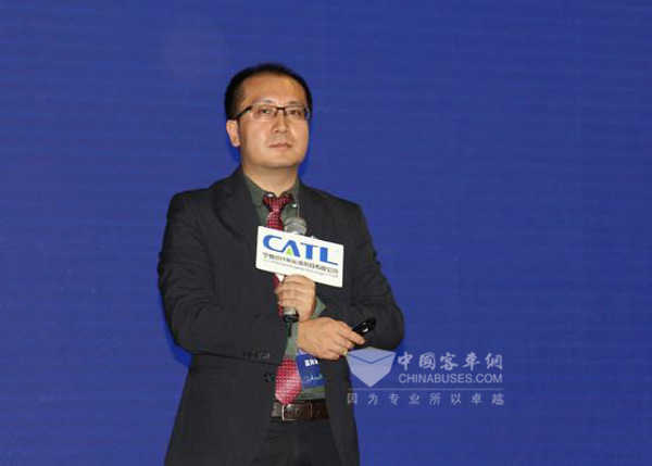 CATL駐京辦主任、測試和驗證中心總監(jiān)種晉