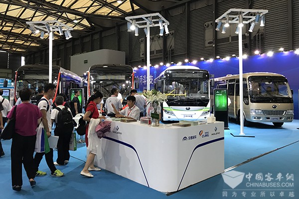 BUS EXPO2017上?？蛙囌箌宇通客車展臺