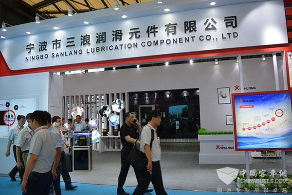 BUS EXPO 2017上?？蛙囌箌寧波三浪展臺