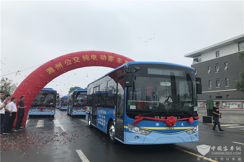30輛安凱G9純電動(dòng)客車駛?cè)氤?>
							<p id=
