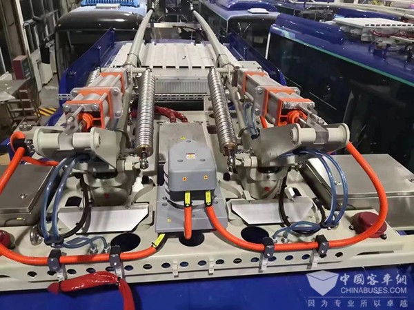 凱博易控 無軌電車 集電架 自動升降