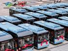 金龍60臺(tái)新能源公交車投放安南市定制公交專線服務(wù)