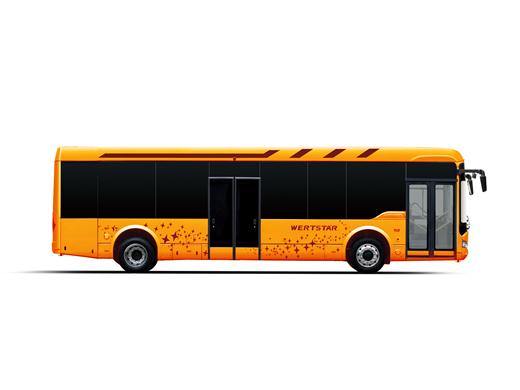 亞星JS6108GHBEV公交車（純電動20-42座）
