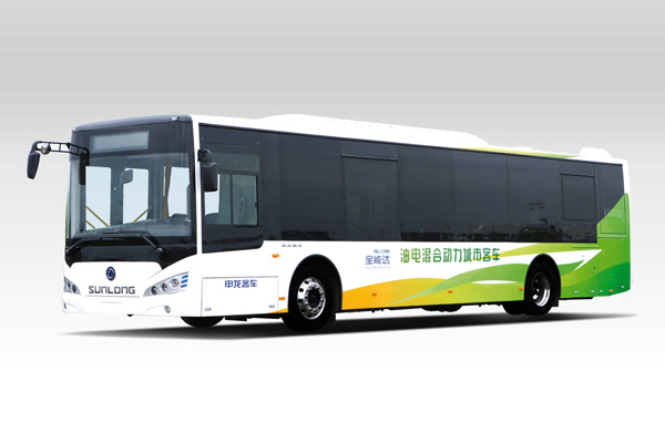 申龍SLK6129USNHEV01公交車（天然氣/電混動國五10-38座）