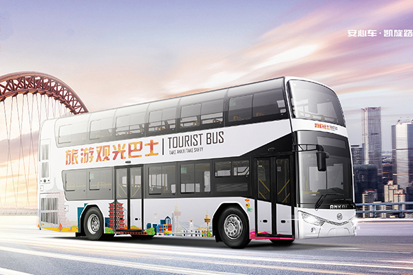 安凱HFF6110GS01DE5雙層公交車(chē)（柴油國(guó)五30-77座）